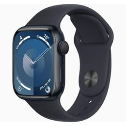 Apple Watch (Series 9) 2023 GPS 45 - Alumínio Preto - Bracelete Solo Preto