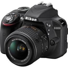 Reflexo D3300 - Preto + Nikon AF-S 18-70mm f/3.5-4.5 G IF ED DX f/3.5-4.5