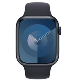 Apple Watch Series 9 (2023) GPS 45 mm - Alumínio Midnight - Bracelete desportiva Midnight
