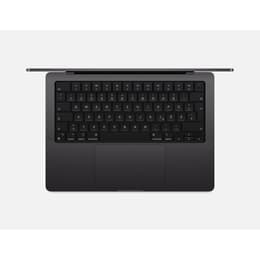 MacBook Pro 14" (2024) - M4 da Apple com CPU 10‑core e GPU 10-Core - 16GB RAM - SSD 1000GB - Ecrã de nanotextura - QWERTZ - Alemão