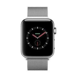 Apple Watch (Series 4) 2018 GPS + Celular 44 - Aço inoxidável Prateado - Milanese Prateado