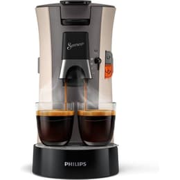 Cafeteira de Expresso de Cápsula Compatível com Senseo Philips CSA240/30 L - Preto/Cinzento
