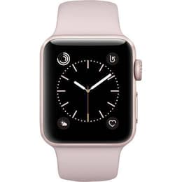 Apple Watch (Series 2) GPS 38 - Alumínio Ouro Rosa - Circuito desportivo Rosa (Sand)