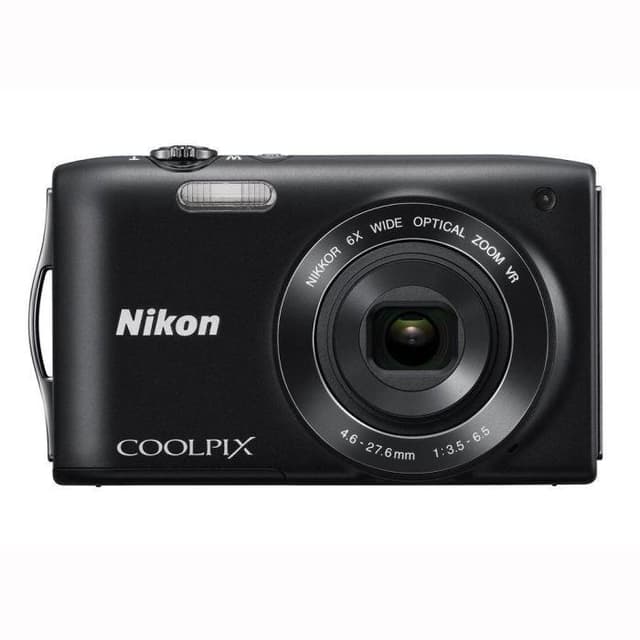 Nikon Coolpix S3300 Compacto 16 - Preto