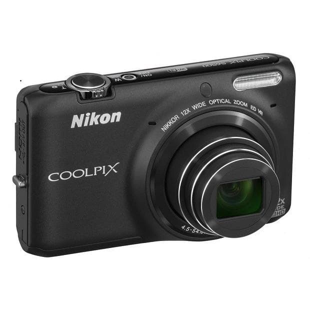 Nikon Coolpix S6500 Compacto 16 - Preto