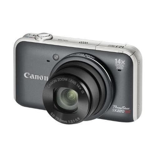 Canon PowerShot SX220 HS Compacto 12.1 - Cinzento