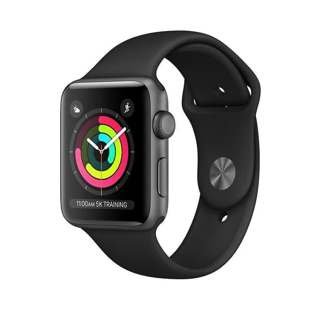 Apple Watch (Series 4) GPS 40 - Alumínio Cinzento sideral - Loop desportiva Preto