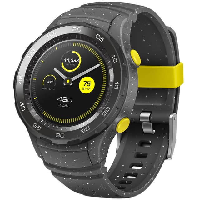 Huawei Smart Watch Watch 2 Sport GPS - Cinzento/Amarelo