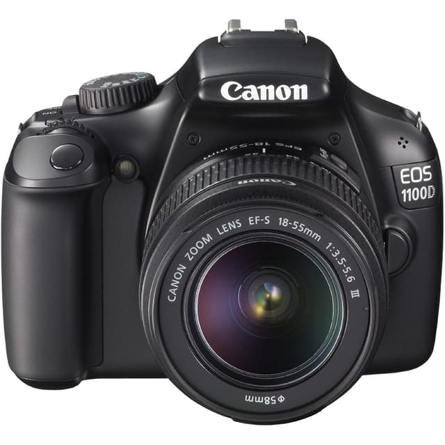 Canon EOS 1100D Reflex 12 - Preto